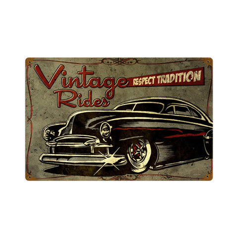 Respect Tradition Metal Sign Wall Decor 12 x 18