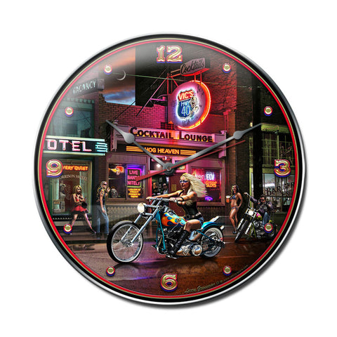 Biker Bar Metal Sign Wall Decor 14 x 14