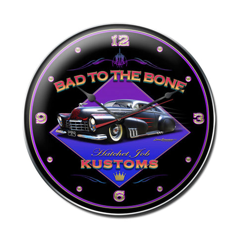 Bad To The Bone Metal Sign Wall Decor 14 x 14