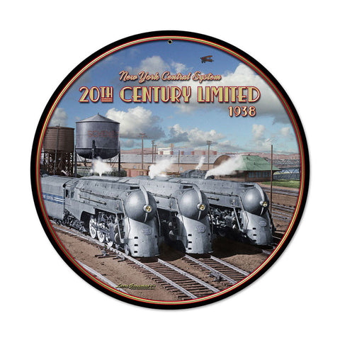 20th Century Trio Metal Sign Wall Decor 14 x 14