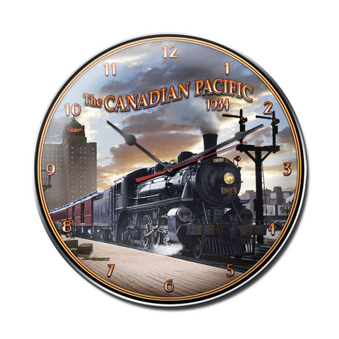 Canadian Pacific Metal Sign Wall Decor 14 x 14