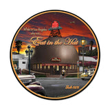 Brown Derby Metal Sign Wall Decor 14 x 14