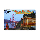 Cable Car Cafe Metal Sign Wall Decor 18 x 12