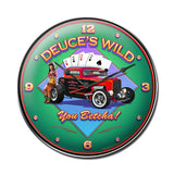 Deuces Wild II Metal Sign Wall Decor 14 x 14