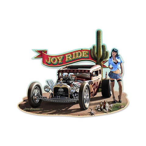 Joy Ride Mild Metal Sign Wall Decor 18 x 14