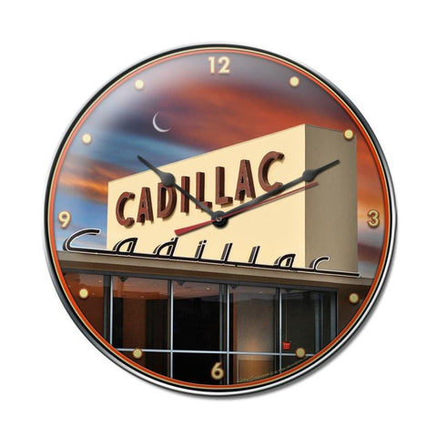 Cadillac Metal Sign Wall Decor 14 x 14