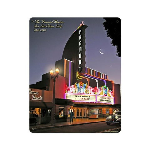 Fremont Twilight Metal Sign Wall Decor 12 x 15