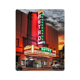 Metro Theatre Metal Sign Wall Decor 12 x 15