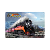 Daylight Winter Train Sign Metal Sign Wall Decor 18 x 12