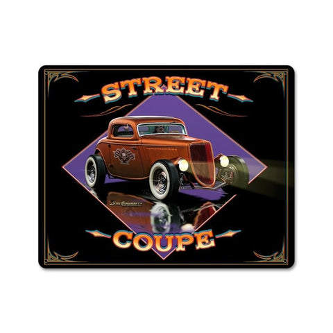 Street Coupe Vintage Metal Sign Wall Decor 15 x 12