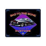 Bad to the Bone Metal Sign Wall Decor 15 x 12