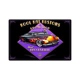 Kool Kat Kustoms Metal Sign Wall Decor 18 x 12