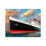 Queen Mary Metal Sign Wall Decor 15 x 12