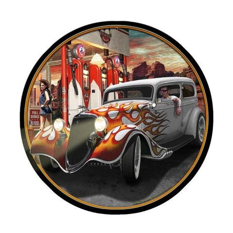 Canyon Gas Metal Sign Wall Decor 14 x 14
