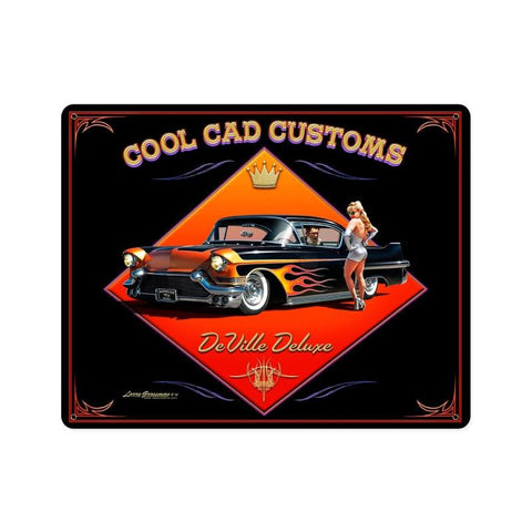Cool Cad Metal Sign Wall Decor 12 x 15