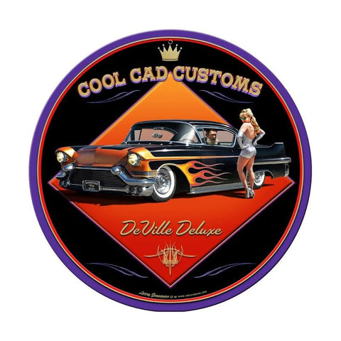Cool Cad Metal Sign Wall Decor 14 x 14