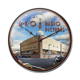 RKO Studios Clock Metal Sign Wall Decor 14 x 14