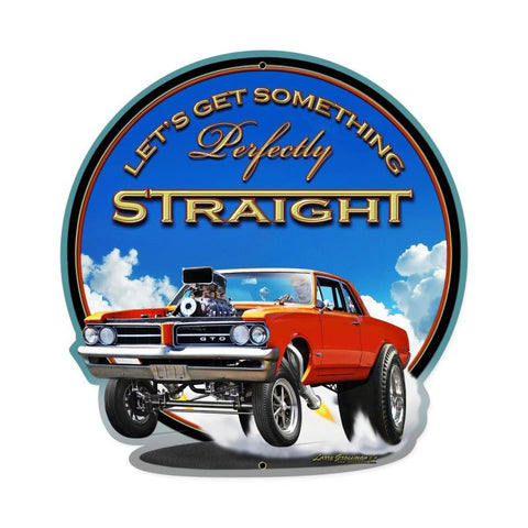 GTO Metal Sign Wall Decor 27 x 28