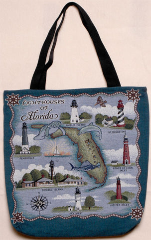 Tote - Lighthouses Of Florida Tote