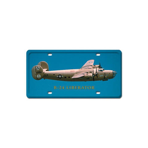 B-24 Liberator Metal Sign Wall Decor 6 x 12