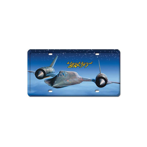 BlackBird SR-71 Metal Sign Wall Decor 6 x 12