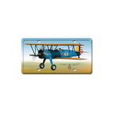 Stearman Metal Sign Wall Decor 6 x 12