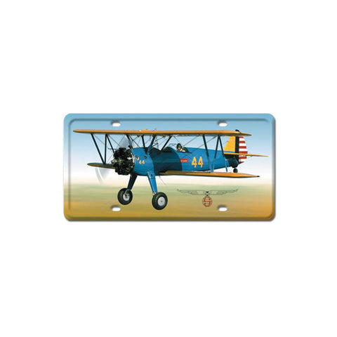 Stearman Metal Sign Wall Decor 6 x 12