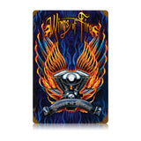 Wings of Fire Metal Sign Wall Decor 12 x 18