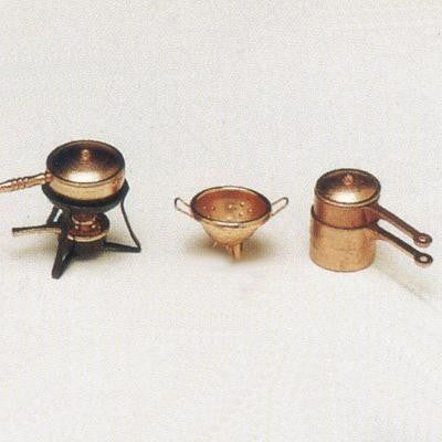 Set Of 16 Miniature Copper Set