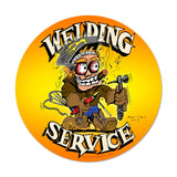 Welding Service Metal Sign Wall Decor 14 x 14