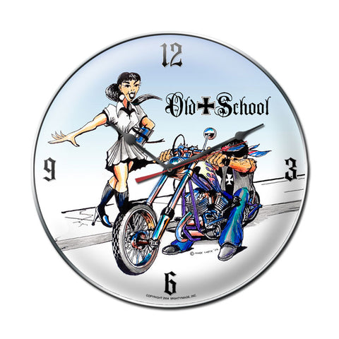 Old School Metal Sign Wall Decor 14 x 14