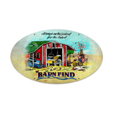 Barn Finds Metal Sign Wall Decor 24 x 14