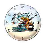 Wheres The Beach Metal Sign Wall Decor 14 x 14