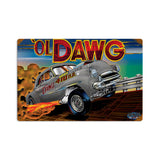 Ol Dawg Metal Sign Wall Decor 18 x 12