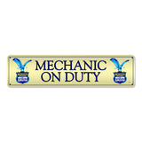 Richfield Mechanic Metal Sign Wall Decor 20 x 5