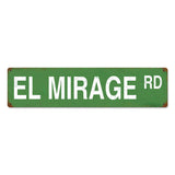 El Mirage Road Metal Sign Wall Decor 20 x 5