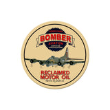 Bomber Reclaimed Oil Metal Sign Wall Decor 14 x 14