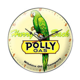 Polly Gas Metal Sign Wall Decor 14 x 14