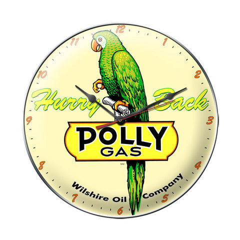 Polly Gas Metal Sign Wall Decor 14 x 14