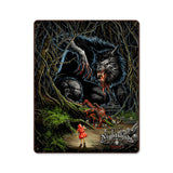 Black Forest Metal Sign Wall Decor 12 x 15
