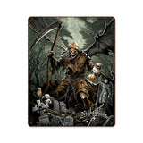 End of Time Metal Sign Wall Decor 12 x 15