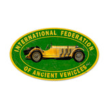 Ancient Vehicle Metal Sign Wall Decor 24 x 14