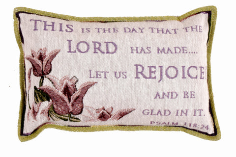 This Is The Day Tapestry Pillow (P80-921)