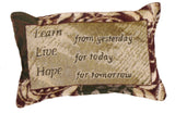 Live For Today Tapestry Pillow