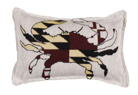 Flag Of Maryland Small Tapestry Pillow