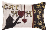Cat Mom Tapestry Pillow