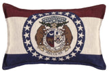 Flag Of Missouri Small Tapestry Pillow