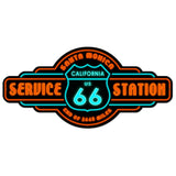 Santa Monica Service Metal Sign Wall Decor 26 x 12