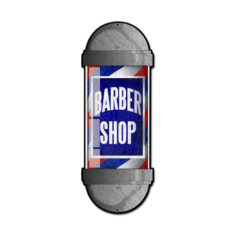 Barber Shop Metal Sign Wall Decor 9 x 24
