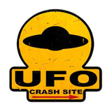UFO Crash Site Metal Sign Wall Decor 16 x 16